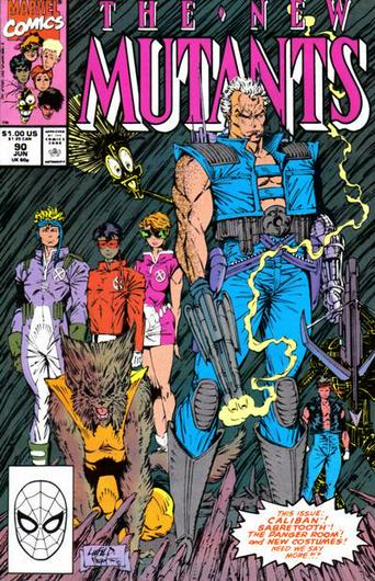 New Mutants #90 (1990) Cover Art