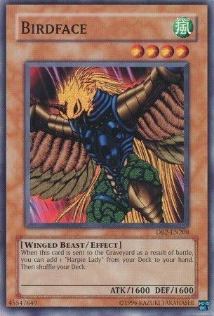 Birdface DB2-EN208 YuGiOh Dark Beginning 2
