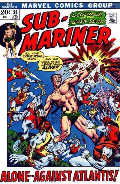 Sub-Mariner #56 (1972) Comic Books Sub-Mariner