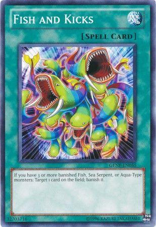 Fish and Kicks GENF-EN055 YuGiOh Generation Force