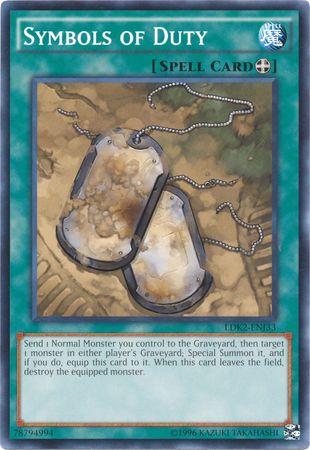 Symbols of Duty LDK2-ENJ33 YuGiOh Legendary Decks II