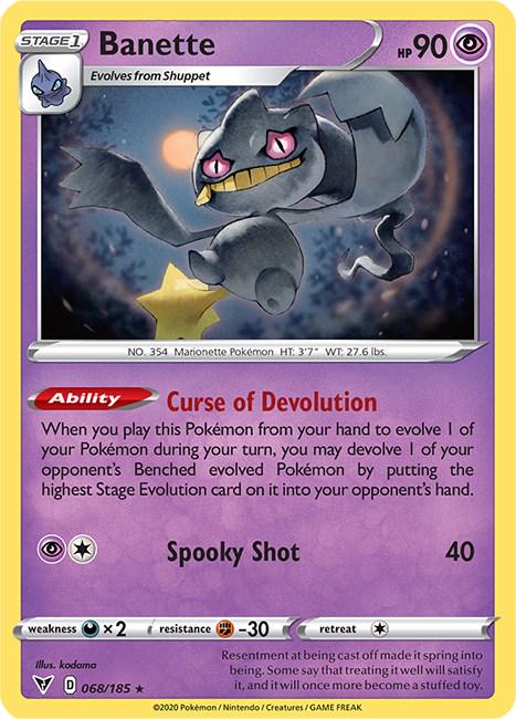 Banette #68 Pokemon Vivid Voltage