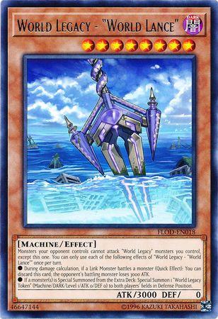 World Legacy - World Lance FLOD-EN018 YuGiOh Flames of Destruction
