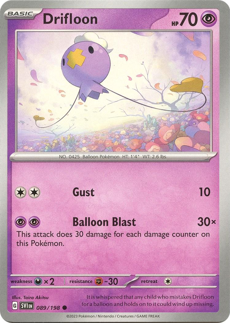Drifloon #89 Pokemon Scarlet & Violet