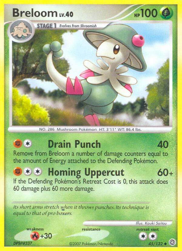 Breloom #45 Pokemon Secret Wonders