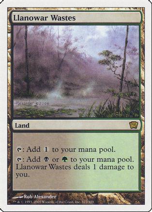 Llanowar Wastes Magic 9th Edition