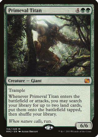 Primeval Titan #156 Magic Modern Masters 2015