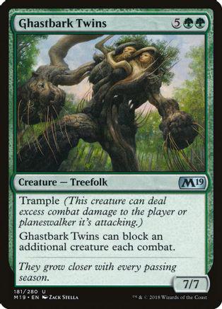 Ghastbark Twins Magic Core Set 2019