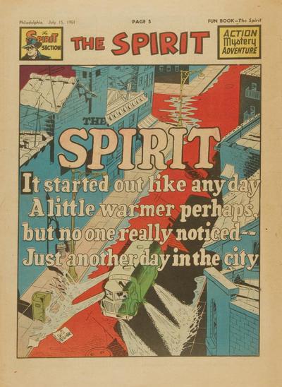 Spirit #7/15/1951 (1951) Comic Books Spirit