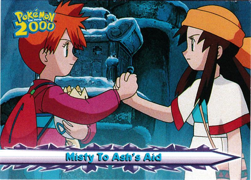 Misty to Ash's Aid #59 Pokemon 2000 Topps Movie