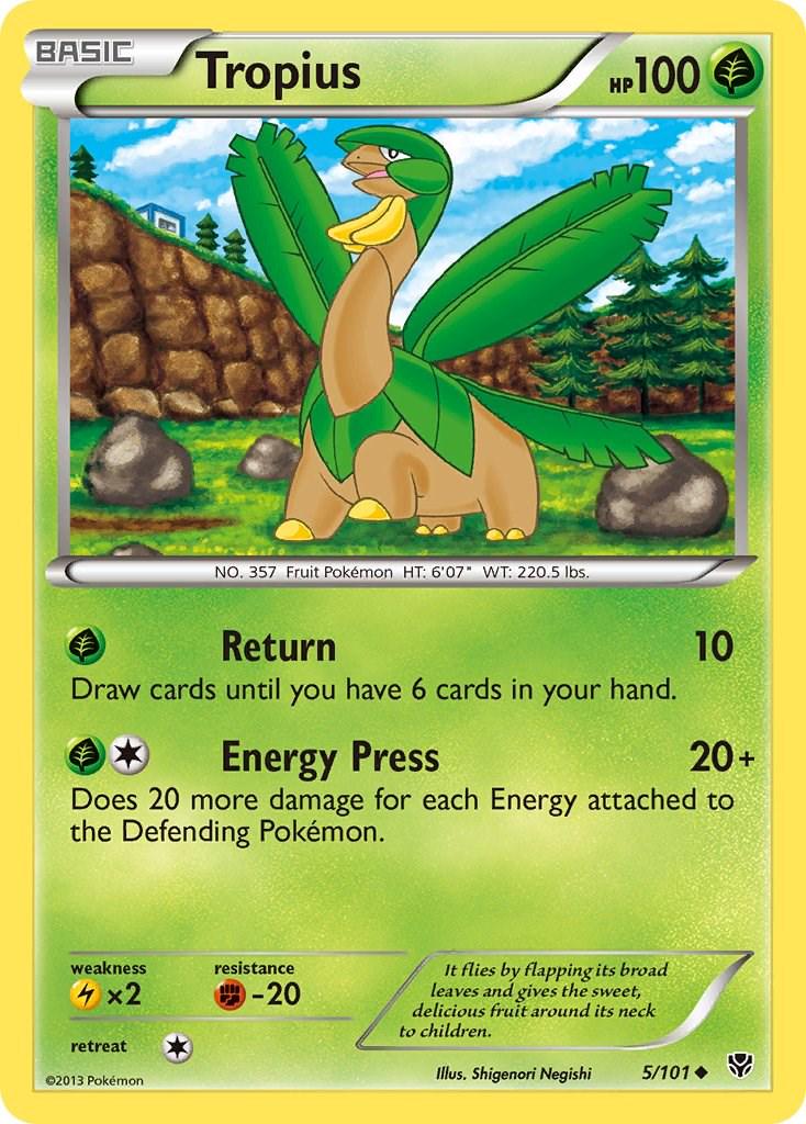 Tropius #5 Pokemon Plasma Blast