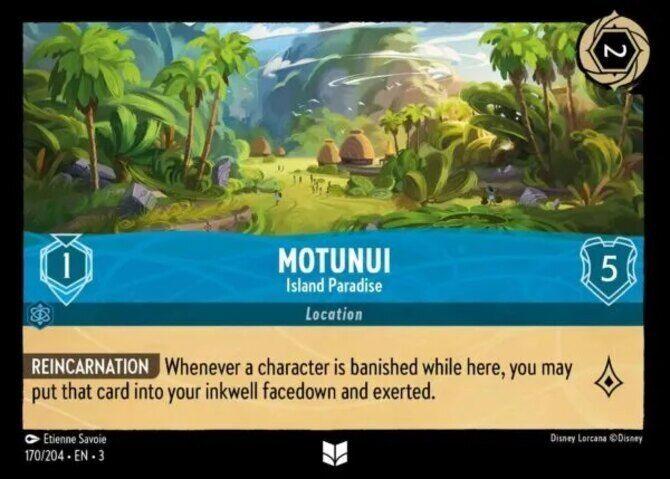 Motunui - Island Paradise #170 Lorcana Into the Inklands
