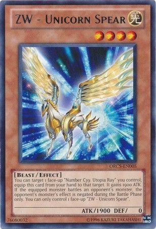ZW - Unicorn Spear ORCS-EN005 YuGiOh Order of Chaos