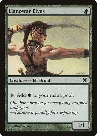 Llanowar Elves Magic 10th Edition