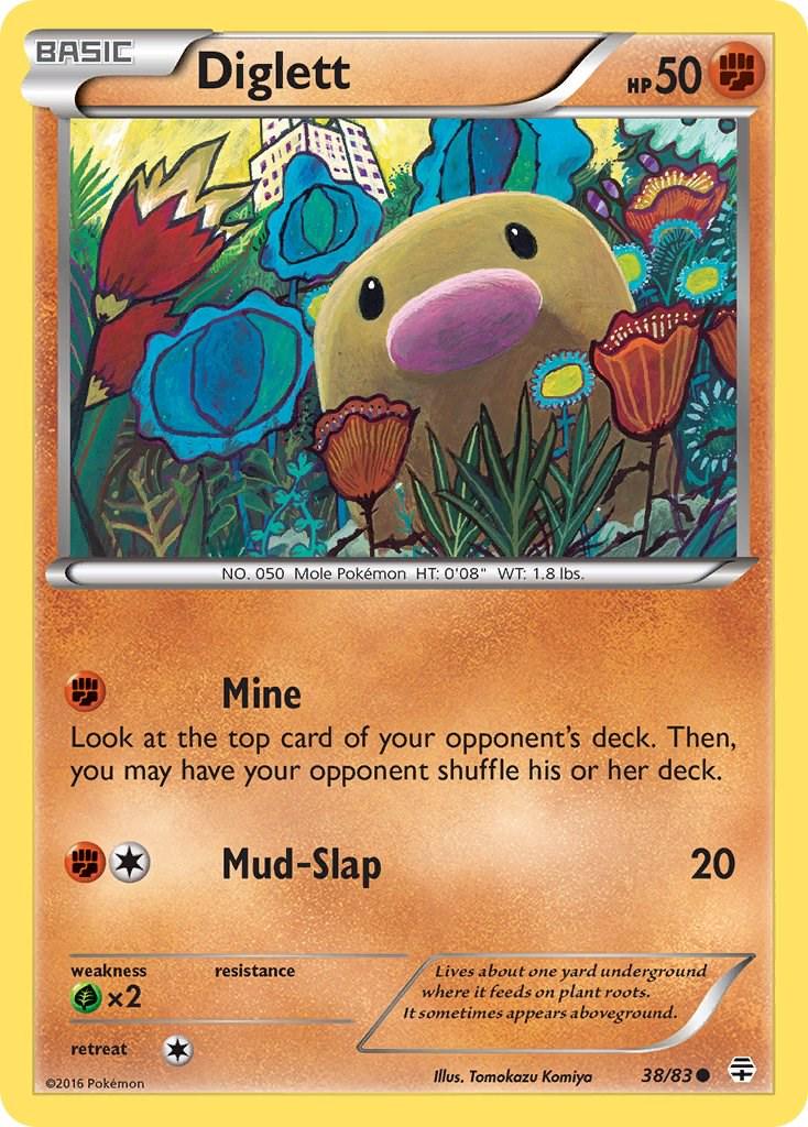 Diglett #38 Pokemon Generations