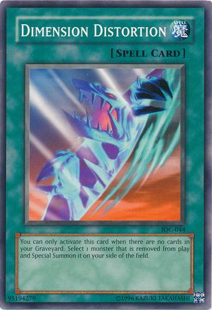 Dimension Distortion IOC-044 YuGiOh Invasion of Chaos