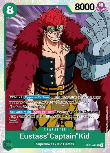 Eustass Captain Kid OP01-051 Cover Art