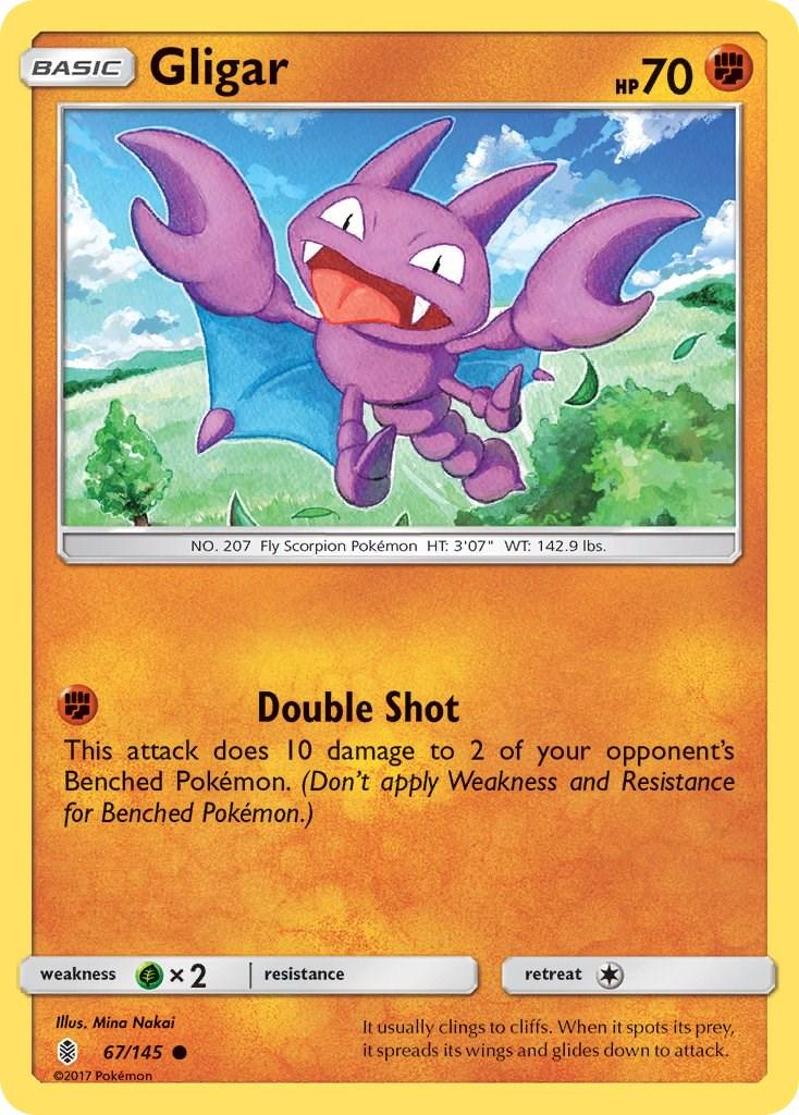 Gligar #67 Pokemon Guardians Rising