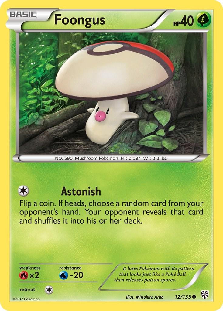 Foongus #12 Pokemon Plasma Storm