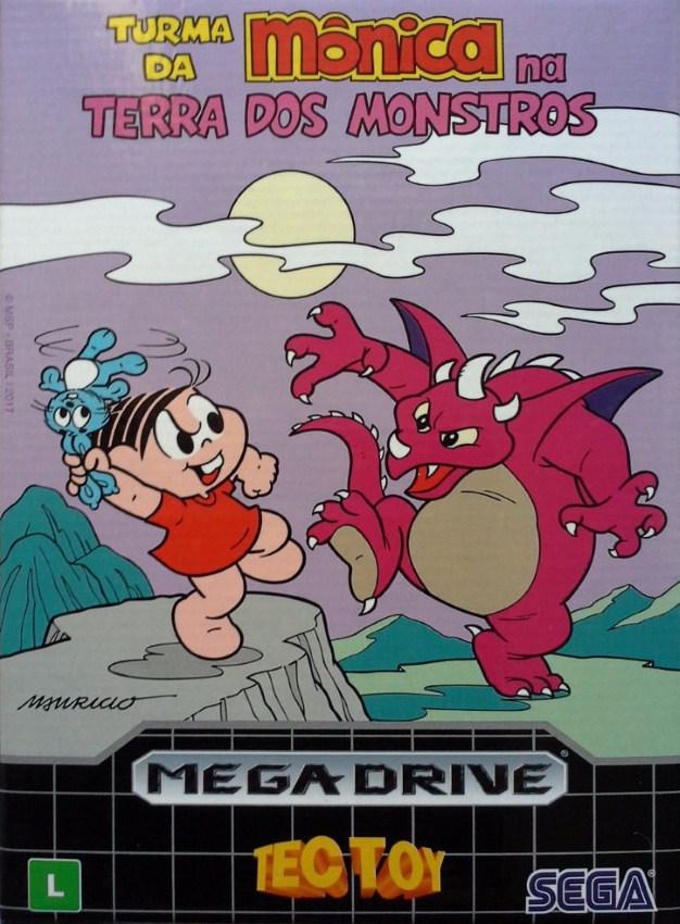 Turma da Monica na Terra dos Monstros PAL Sega Mega Drive