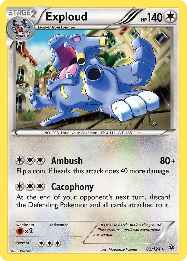 Exploud #82 Pokemon Fates Collide