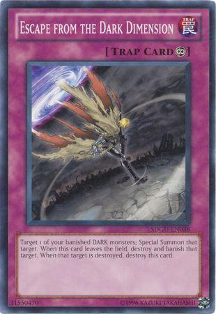 Escape from the Dark Dimension SDGU-EN038 YuGiOh Structure Deck: Gates of the Underworld