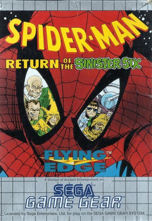 Spider-Man: Return of the Sinister Six PAL Sega Game Gear