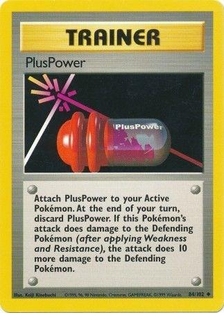 PlusPower #84 Pokemon Base Set
