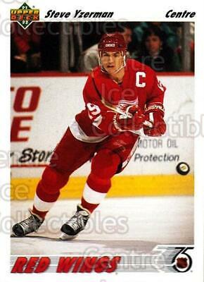 Steve Yzerman #146 Hockey Cards 1991 Upper Deck French