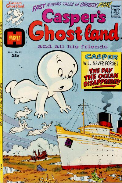 Casper's Ghostland #82 (1975) Comic Books Casper's Ghostland