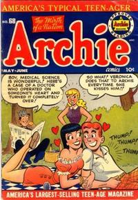 Archie #68 (1954) Comic Books Archie