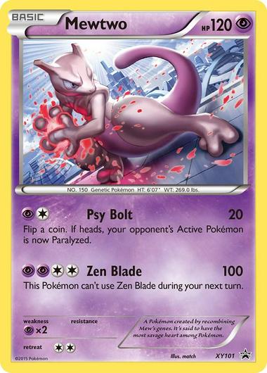 Mewtwo #XY101 Cover Art