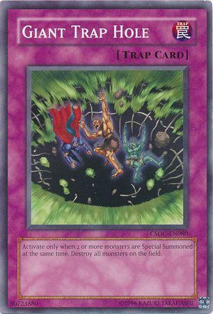 Giant Trap Hole CSOC-EN080 YuGiOh Crossroads of Chaos