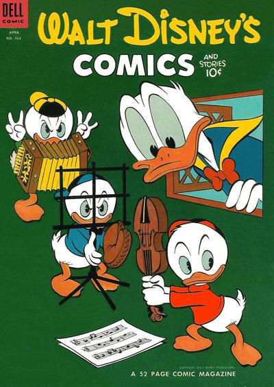 Walt Disney's Comics and Stories #163 (1954) Comic Books Walt Disney's Comics and Stories