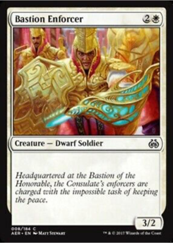 Bastion Enforcer (Magic Aether Revolt)