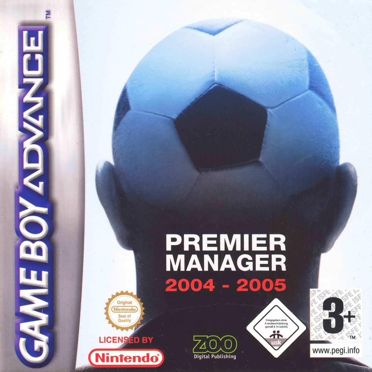 Premier Manager 2004-2005 PAL GameBoy Advance