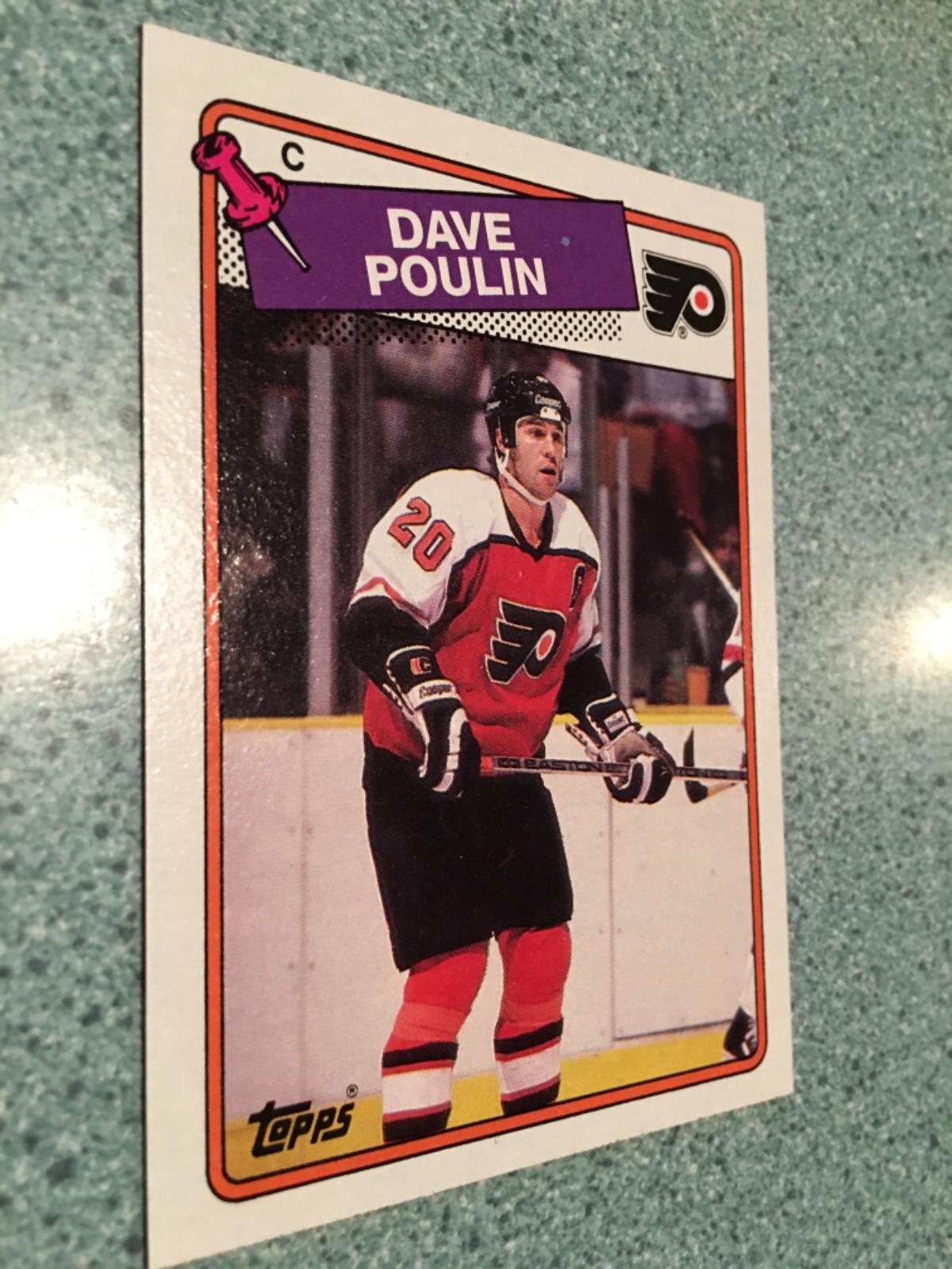 Dave Poulin #100 Hockey Cards 1988 Topps