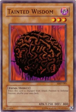 Tainted Wisdom MRD-081 YuGiOh Metal Raiders