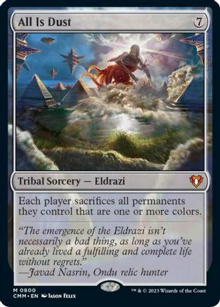 All Is Dust #800 Magic Commander Masters