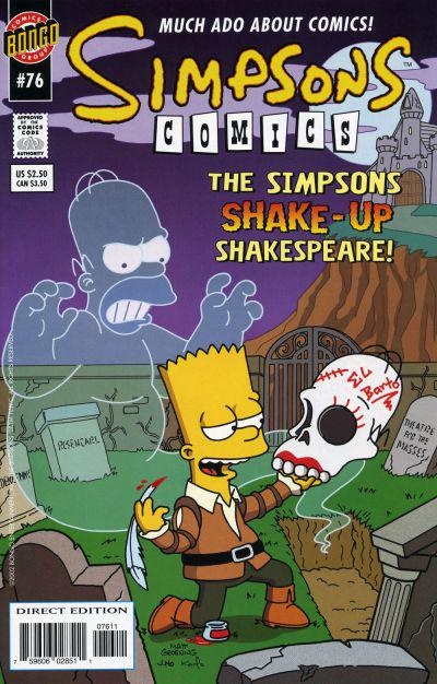 Simpsons Comics #76 (2002) Comic Books Simpsons Comics