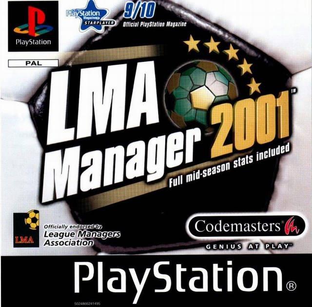 LMA Manager 2001 PAL Playstation