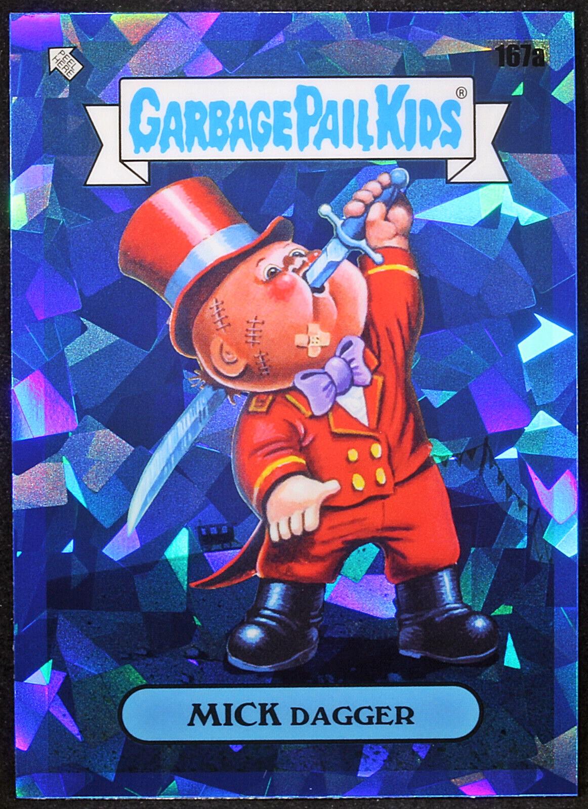 MICK Dagger #167a Garbage Pail Kids 2022 Sapphire