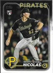 Kyle Nicolas #408 Baseball Cards 2024 Topps Prices
