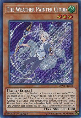The Weather Painter Cloud SPWA-EN031 YuGiOh Spirit Warriors