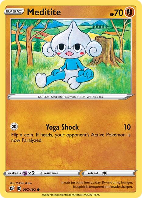 Meditite #97 Pokemon Rebel Clash