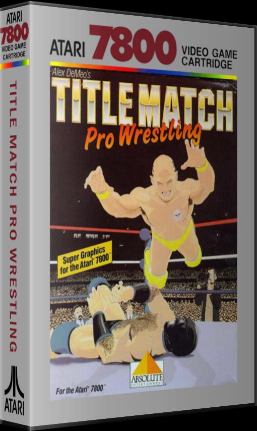 Title Match Pro Wrestling PAL Atari 7800