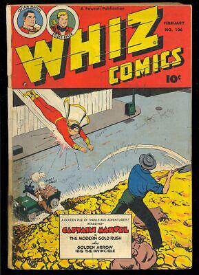 Whiz Comics #106 (1949) Comic Books Whiz Comics