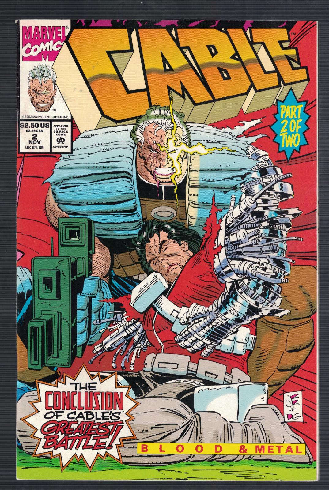 Cable - Blood and Metal #2 (1992) Comic Books Cable - Blood and Metal
