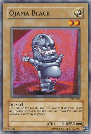 Ojama Black IOC-002 YuGiOh Invasion of Chaos