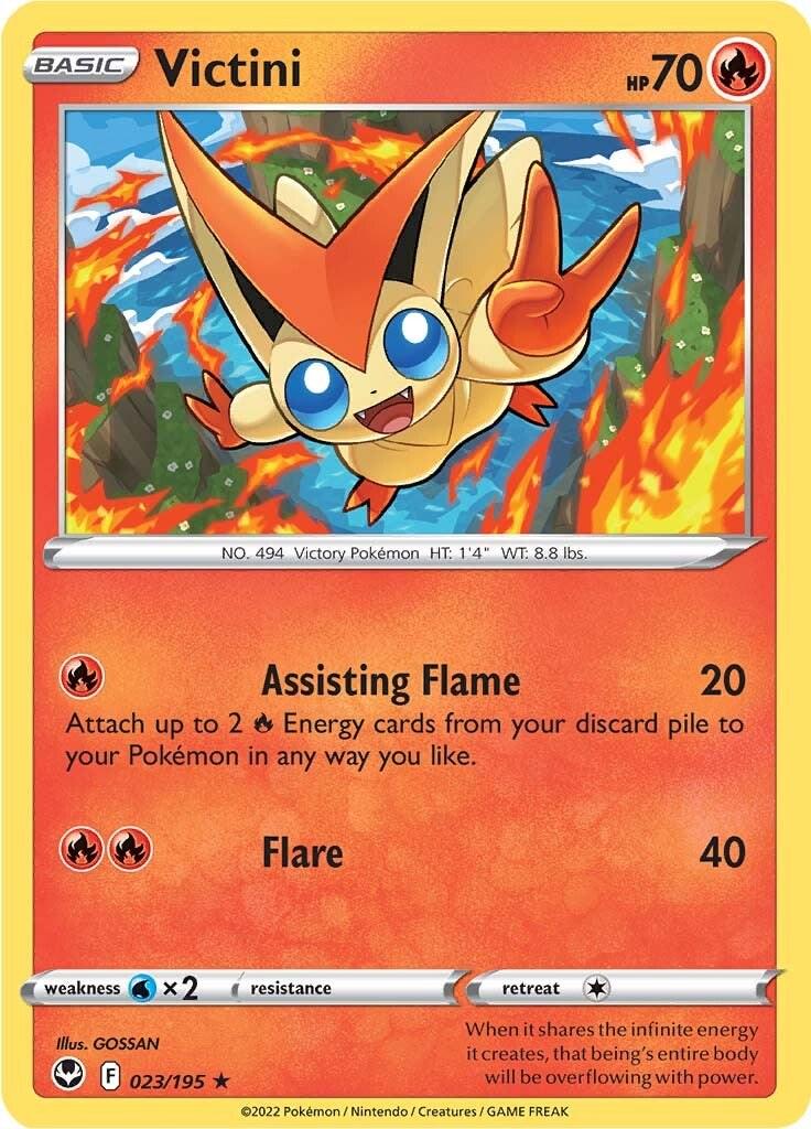 Victini #23 Pokemon Silver Tempest